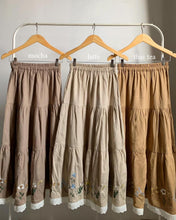 Load image into Gallery viewer, Embroidered Tiered Skirt

